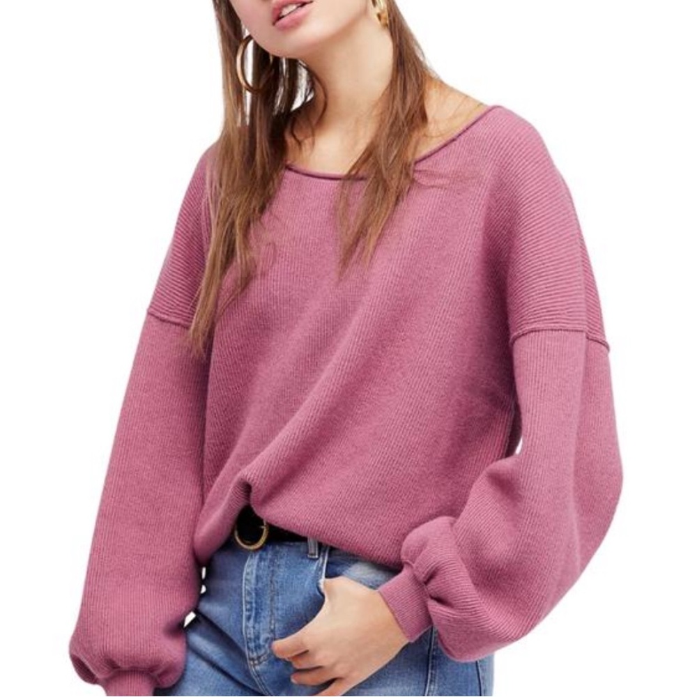Free People Mauve Sweater